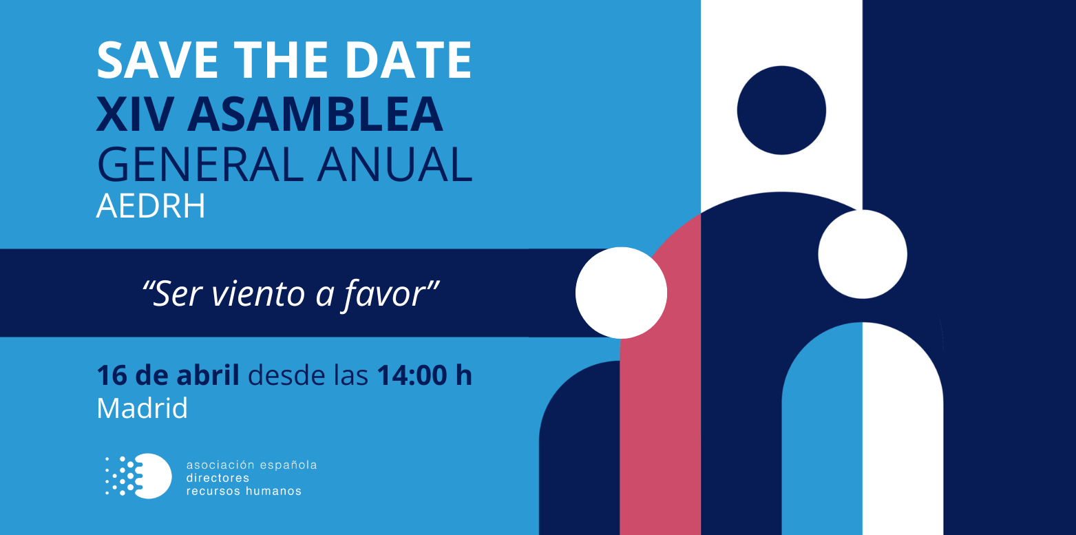 ¡Ya está aquí! Save the Date | XIV Asamblea General AEDRH 2026